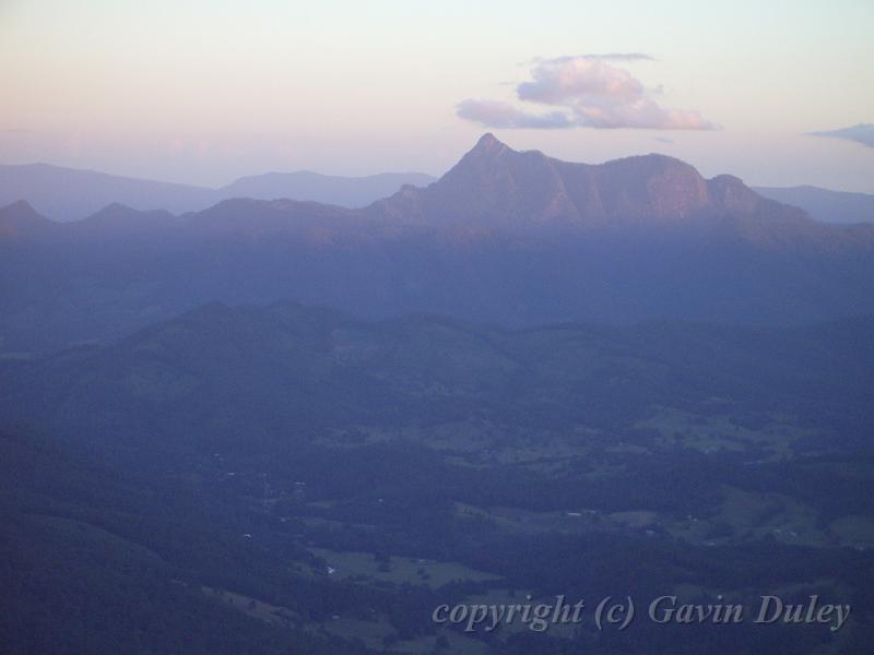 Mount Warning from Best of All Lookouts, Evening, Springbrook IMGP3202.JPG